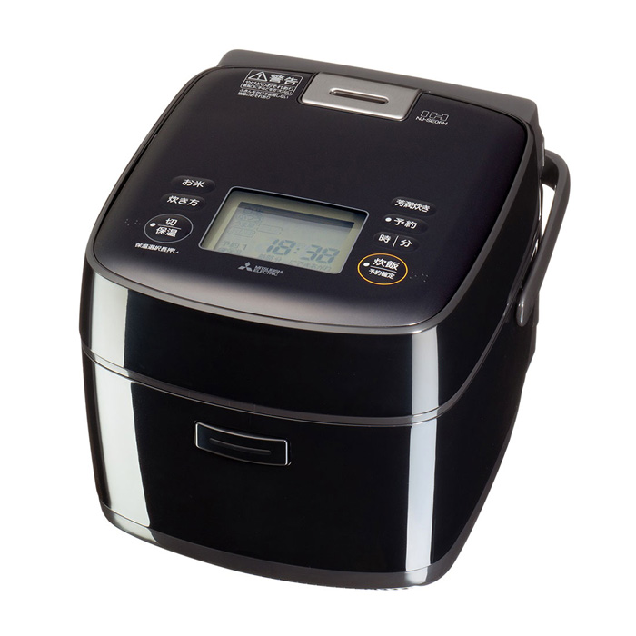 三菱電機 炊飯器 3.5合炊き 備長炭 炭炊釜 IHジャー炊飯器 NJ-SE06H-B 黒曜 こくよう