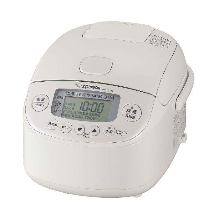 象印 3合炊き 炊飯器 圧力IH炊飯ジャー 極め炊き NP-RU05-WA ホワイト