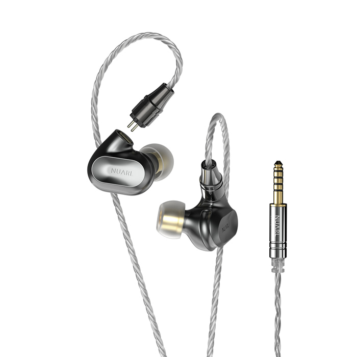 NUARL NX1 Chapter2 HDSS Hi-Res Stereo Earphone ハイエンド有線イヤホン NX1C2 サンドブラック