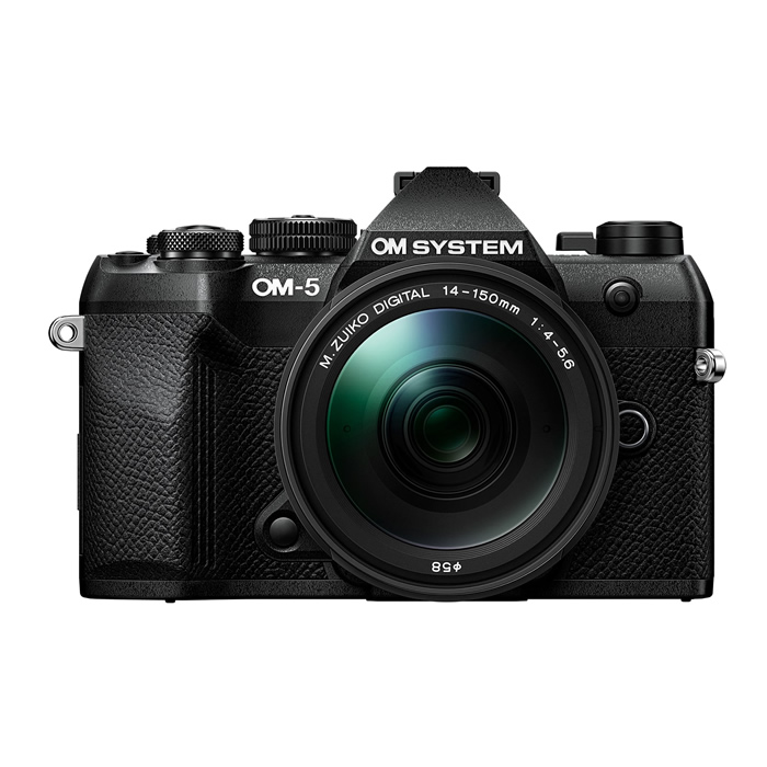 OM SYSTEM ミラーレス一眼カメラ OM-5 Mark II 14-150mm IIレンズキット ブラック OM-5-MK2-14150-LK-B