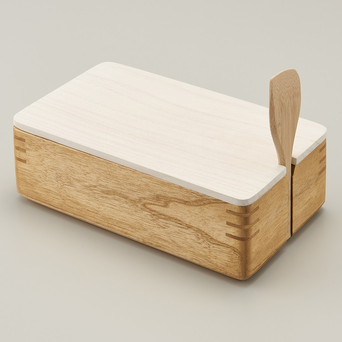 kirisai ごはん おひつ 桐製 桐のレンジでお櫃 しゃもじ付き OSG-2 オスマック 日本製