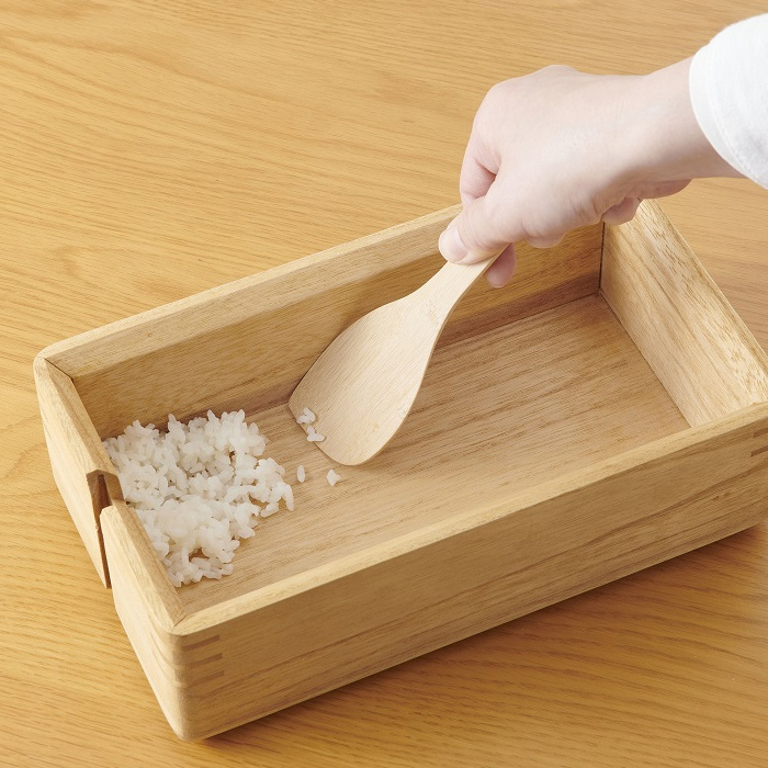 kirisai ごはん おひつ 桐製 桐のレンジでお櫃 しゃもじ付き OSG-2 オスマック 日本製