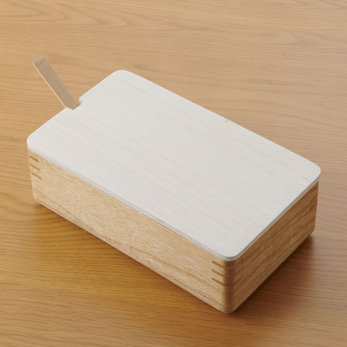 kirisai ごはん おひつ 桐製 桐のレンジでお櫃 しゃもじ付き OSG-2 オスマック 日本製