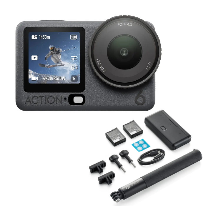 DJI アクションカメラ Osmo Action 6 アドベンチャーコンボ OSMO-ACTION6-A-COMBO