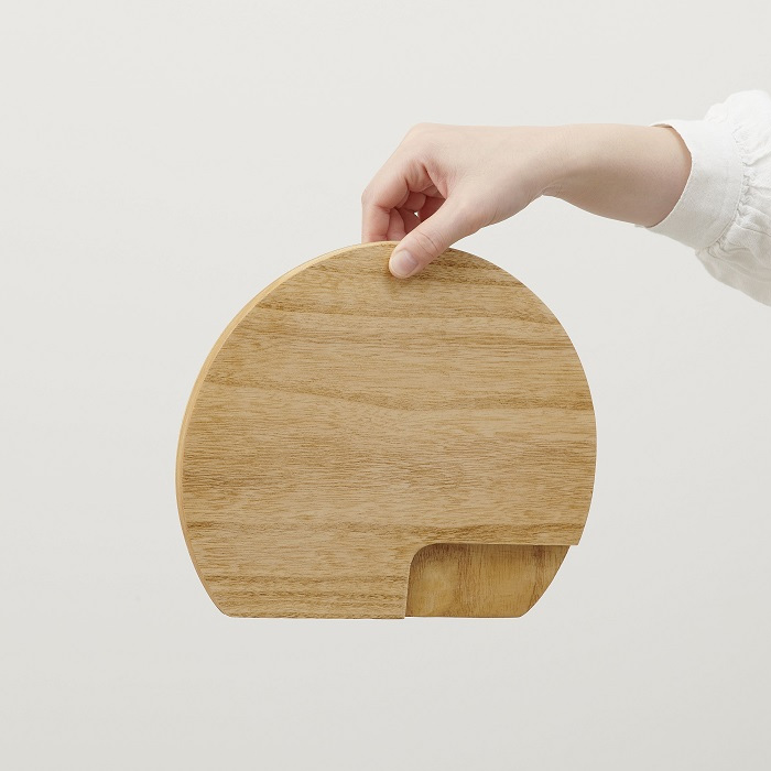 kirisai お皿 まな板 桐製 桐のカッティングプレート 丸 OSPL-1 オスマック 日本製