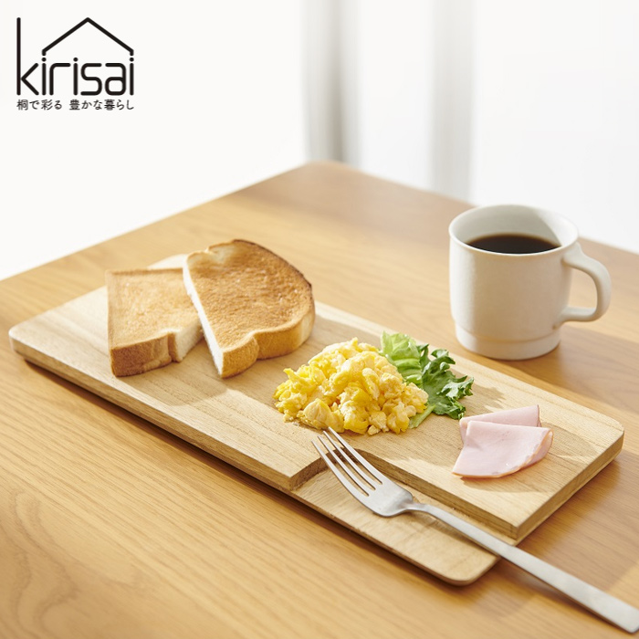 kirisai お皿 まな板 桐製 桐のカッティングプレート 角 OSPL-2 オスマック 日本製