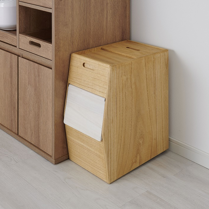 kirisai 米びつ 20kg 桐製 桐のこめ櫃 OSPO-20 オスマック 日本製