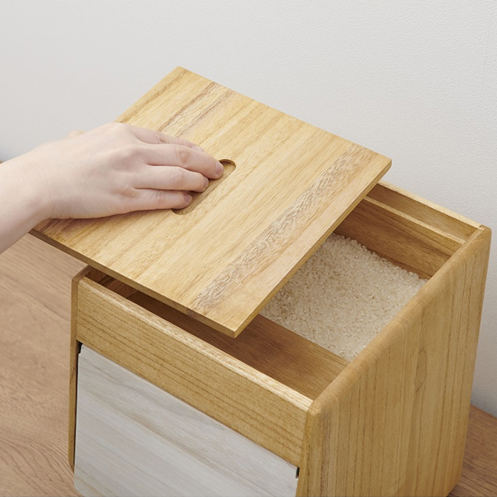 kirisai 米びつ 5kg 桐製 桐のこめ櫃 OSPO-5 オスマック 日本製