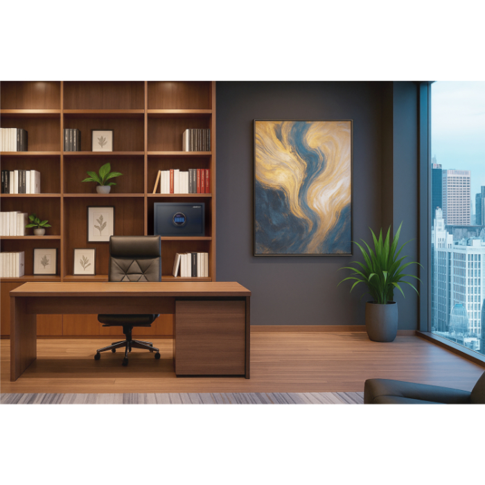 ディプロマット 金庫 デジタルテンキー式 セキュリティセーフ 非耐火 内容量25L 警報アラーム付 P33 マットブラック