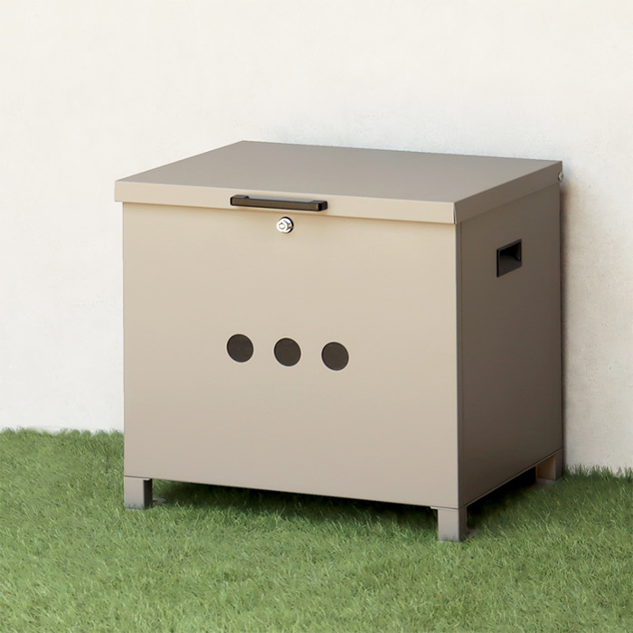 MOJYU ベンチ収納宅配ボックス Linda PBX-141 ライトベージュ