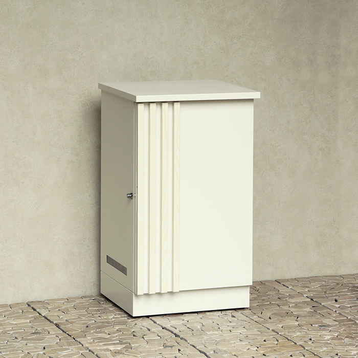 MOJYU 宅配ボックス Renzo PBX-148 ホワイト ホワイトアッシュ木目