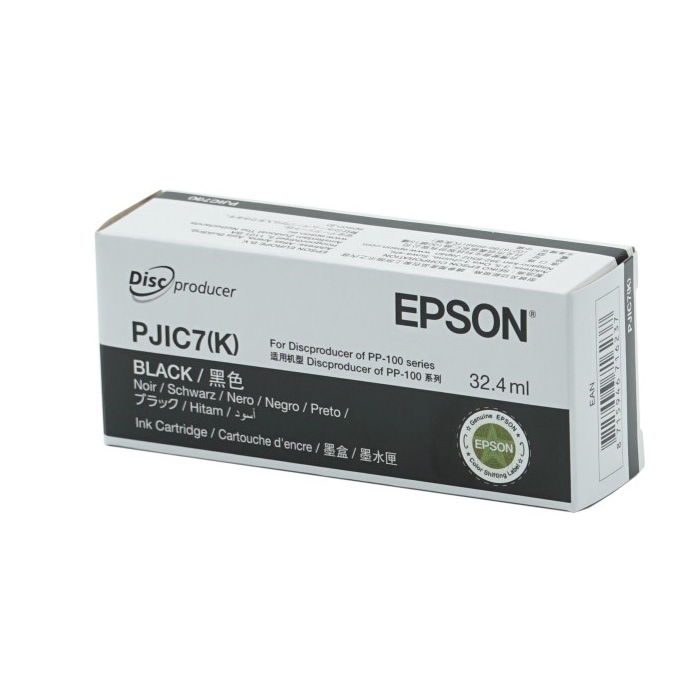 エプソン 純正 ディスクデュプリケーター用 インクカートリッジ ブラック PJIC7K