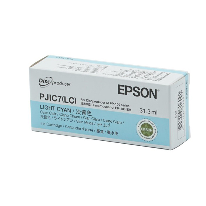 エプソン 純正 ディスクデュプリケーター用 インクカートリッジ ライトシアン PJIC7LC
