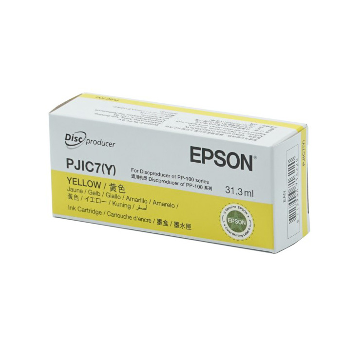 エプソン 純正 ディスクデュプリケーター用 インクカートリッジ イエロー PJIC7Y