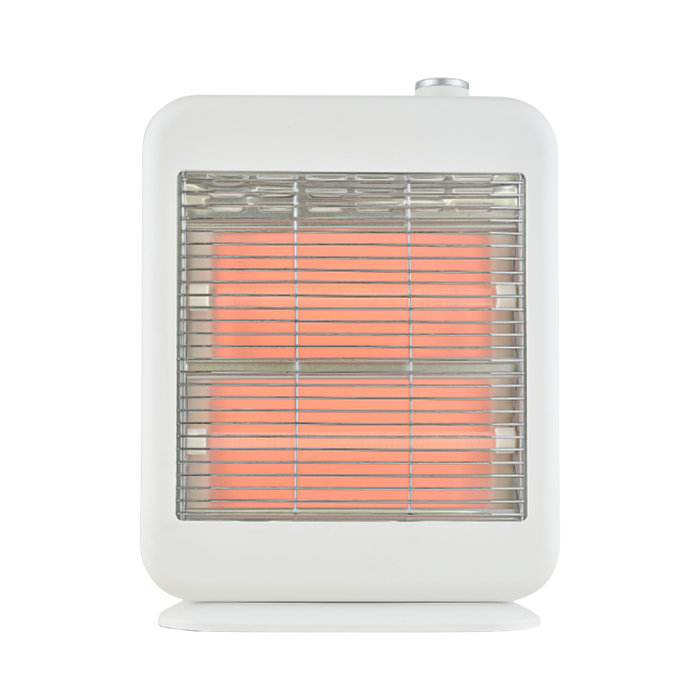 おおたけ 電気ストーブ 600W 石英管ストーブ QH-G626-W ホワイト