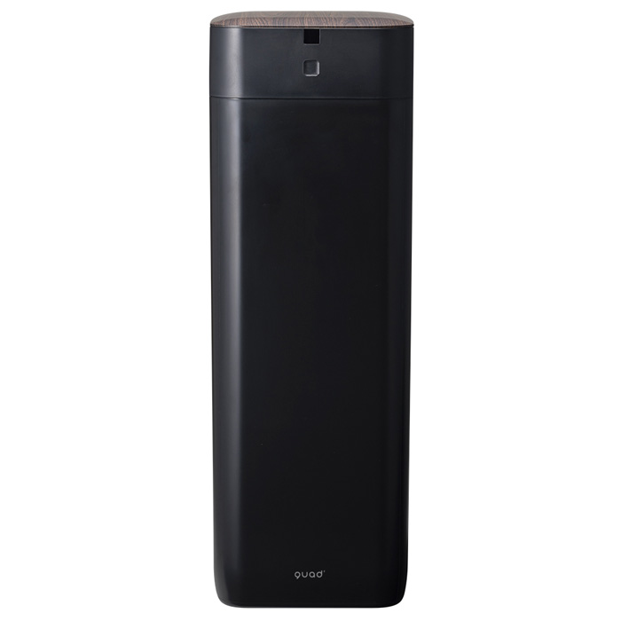 QUADS ゴミ箱 30L ELBIN エルビン 全自動スマートゴミ箱 センサー 自動密封 QS558BK ブラック×ダークウッド