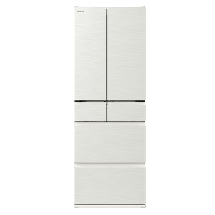 【配送＆設置無料】日立 冷蔵庫 540L フレンチドア 観音開き 6ドア Hタイプ R-H54X-W ピュアホワイト
