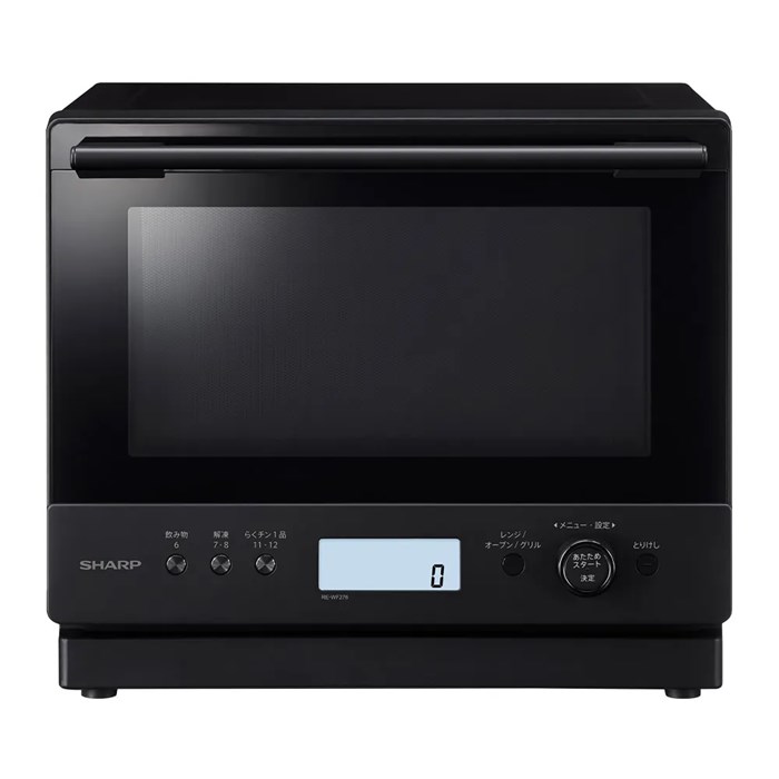 シャープ 過熱水蒸気オーブンレンジ 27L PLAINLY RE-WF276-B ブラック