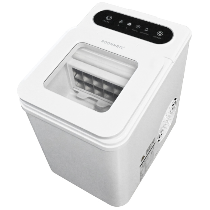 ROOMMATE 製氷機 高速アイスメーカー クリアロック mini RM-228H ホワイト ダイアモンドヘッド