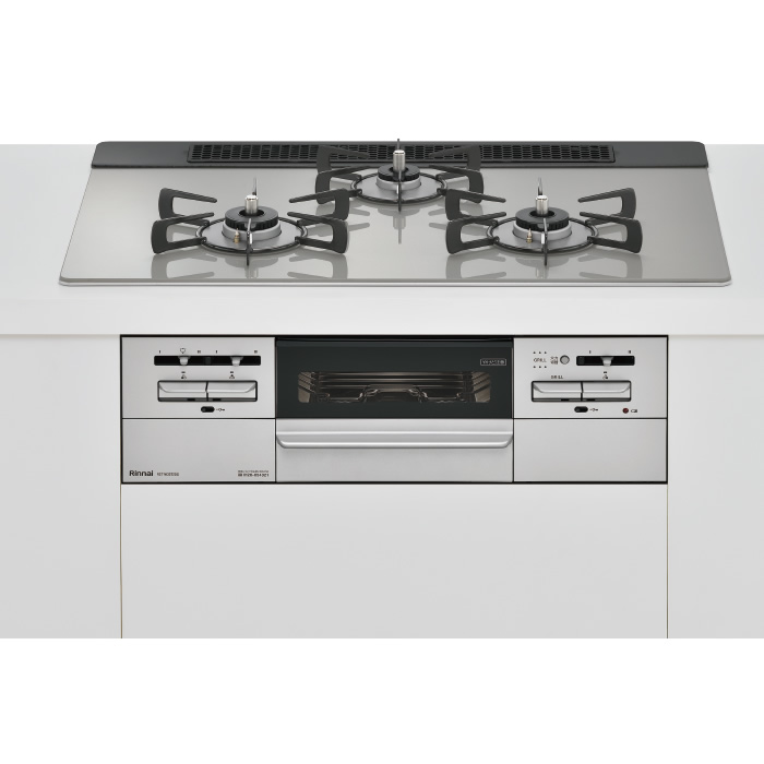 リンナイ ビルトインガスコンロ 75cm プロパンガス用 ガラストップ ココットプレート付属 RS71W35T2DGAVW-LPG