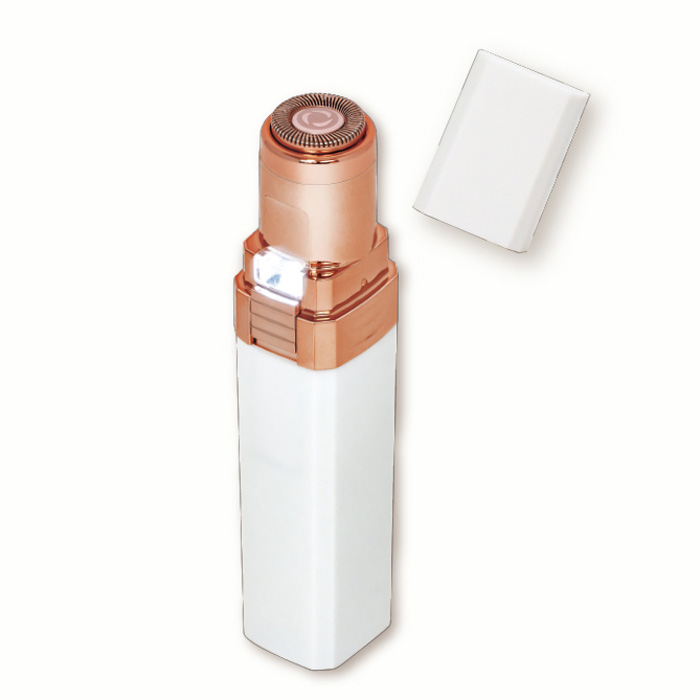 ピーナッツクラブ ライト付電動フェイス&ボディシェーバー S06SV-002WH 電池式 フェイスシェーバー 【メール便】