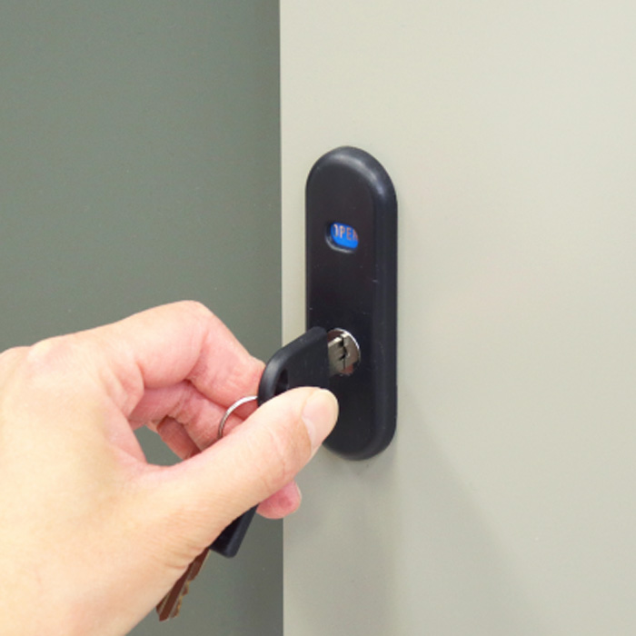 MOJYU 物置 Ave アーヴェ ラージ SED-006 ストレートグレー/パールグレー 鍵付き スライド扉 モジュ