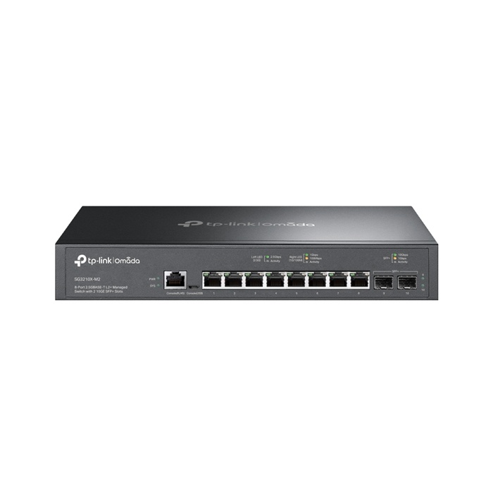 TP-Link Omada 2.5Gポート×8＆10GE SFP+スロット×2 L2+マネージスイッチ SG3210X-M2