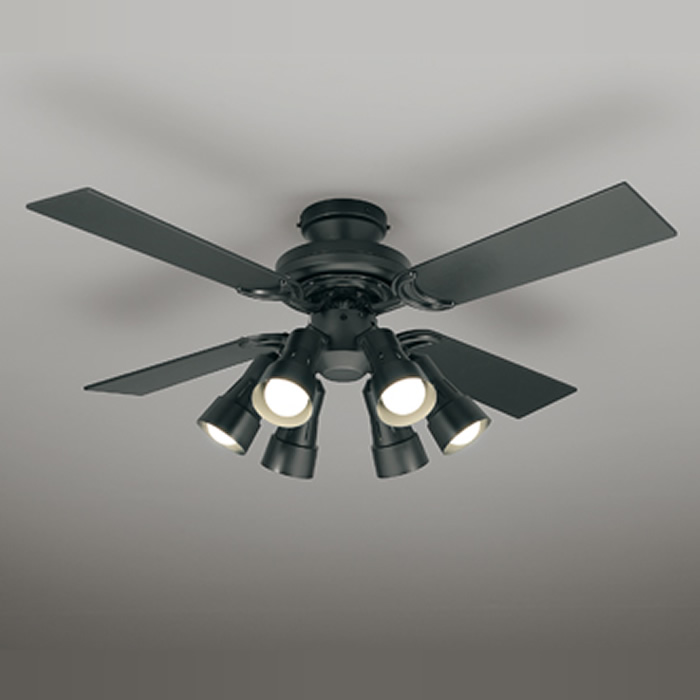 オーデリック LEDシーリングファン SH9117LDR 電球色 昼白色 4枚羽根 高演色LED リモコン付 ~8畳 ODELIC