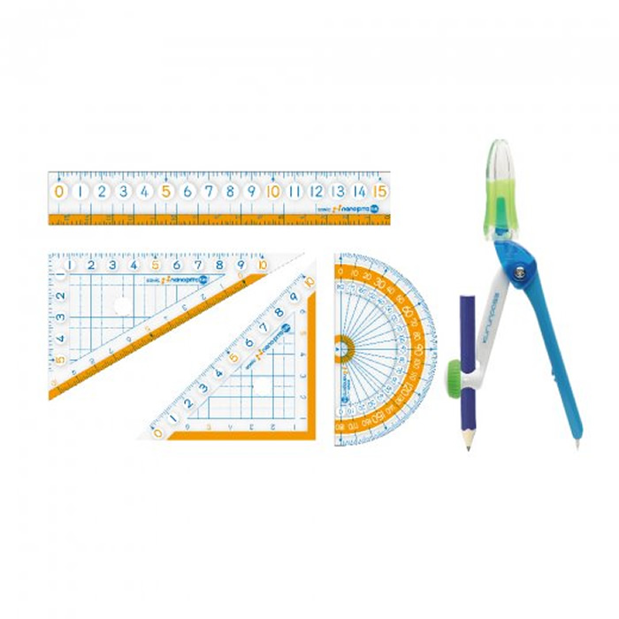 ソニック ナノピタ キッズ 定規セット くるんパス入 SK-7886 SONiC【メール便】