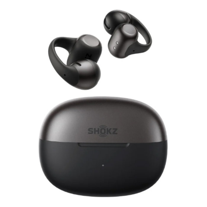 Shokz 完全ワイヤレスイヤホン OpenDots 2 イヤーカフ型 SKZ-EP-000069 ブラック ショックス