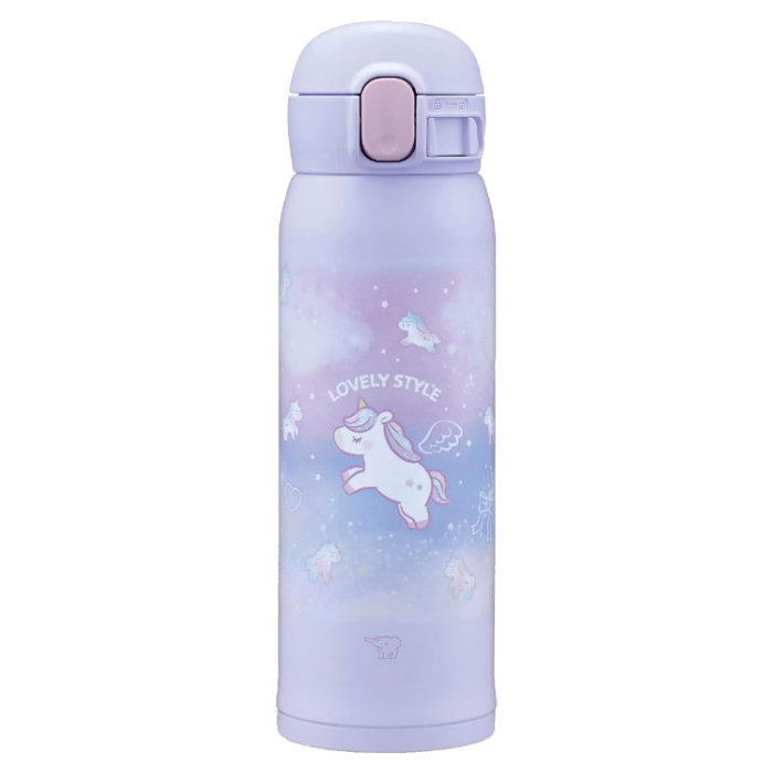 象印 0.48L ステンレスボトル シームレスせん 480ml 水筒 SM-WJ48-VZ ユニコーンパープル キッズマグ ステンレスマグ