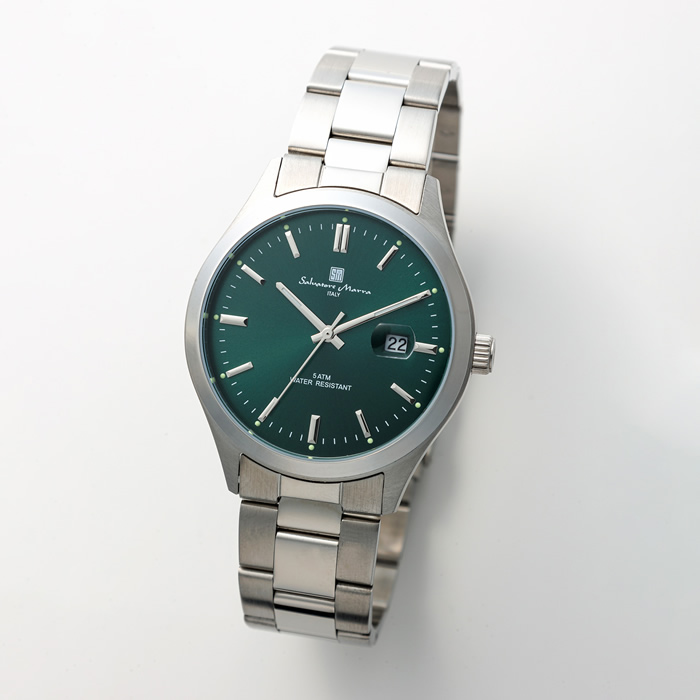 Salvatore Marra サルバトーレマーラ 腕時計 日付表示 SM24107-SSGR