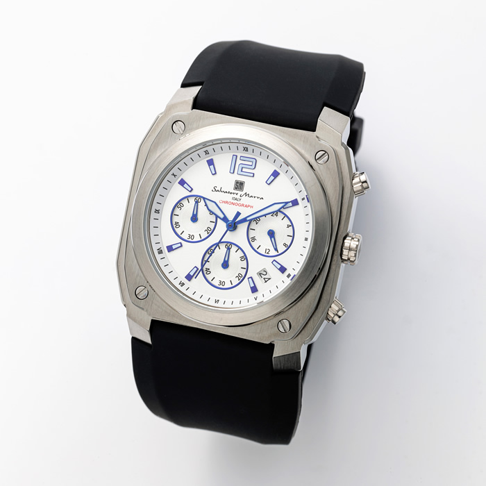 Salvatore Marra サルバトーレマーラ 腕時計 クロノグラフウォッチ SM24109-SSWH