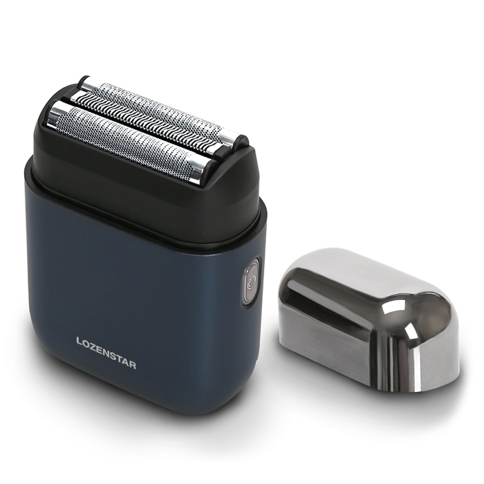 ロゼンスター メンズシェーバー モバイルシェーバー 3枚刃 SRM-297 ネイビー/メタリック