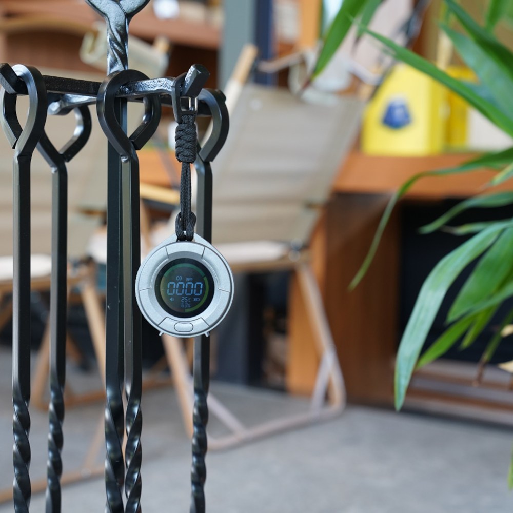 沢田テント 日本製 センサー搭載 一酸化炭素チェッカー SW-COJ1-GY ストーングレー