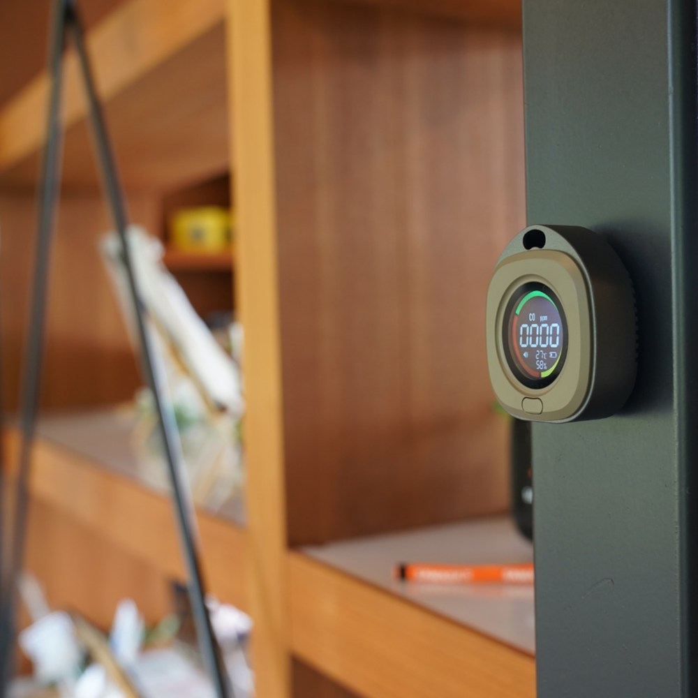 沢田テント 日本製 センサー搭載 一酸化炭素チェッカー SW-COJ1-KH ブラウンカーキ