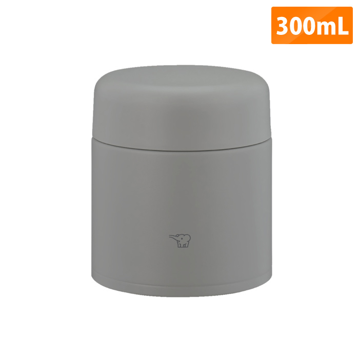 象印 ステンレス スープジャー 300mL SW-LA型 汁椀サイズ SW-LA30-HM クラウドグレー