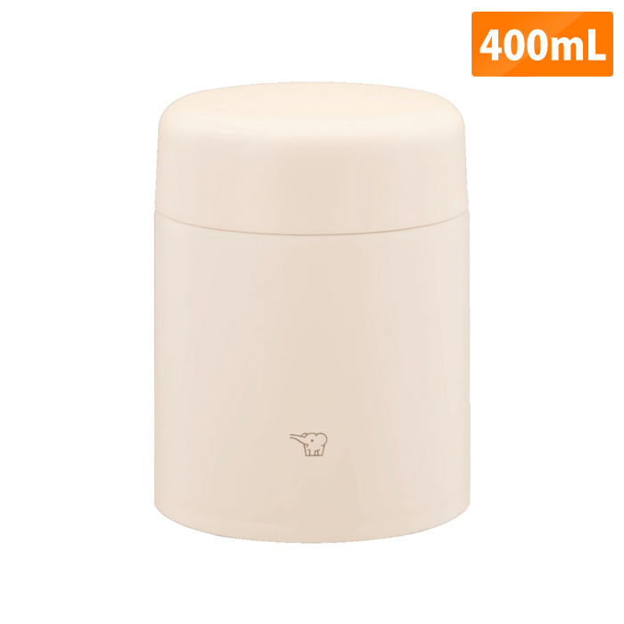 象印 ステンレス スープジャー 400mL SW-LA型 大きめ茶碗サイズ SW-LA40-CM エクリュベージュ