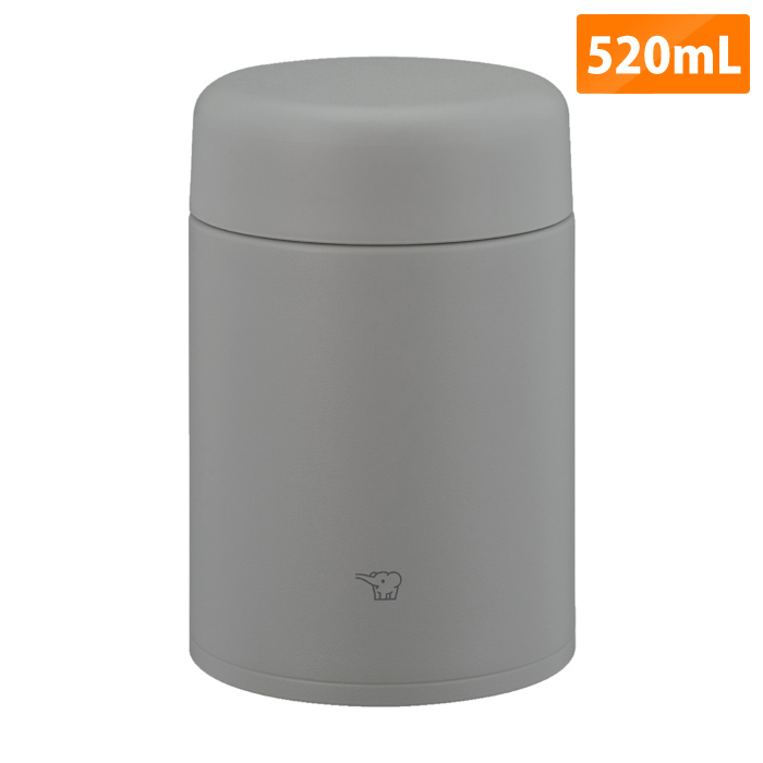 象印 ステンレス スープジャー 520mL SW-LA型 どんぶりサイズ SW-LA52-HM クラウドグレー