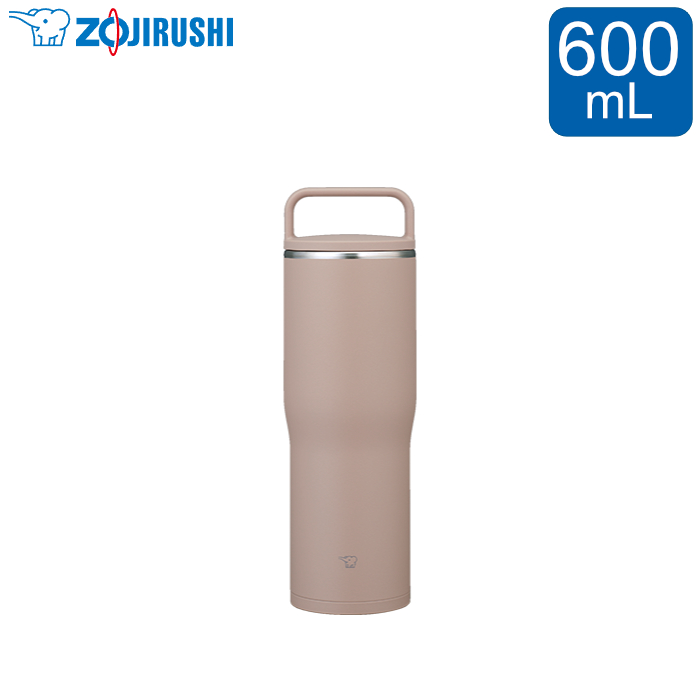 象印 ステンレスキャリータンブラー TUFF SX-NA 600mL 保温 保冷 SX-NA60-CM サンドベージュ