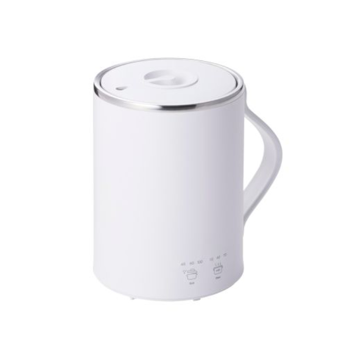 テスコム マグカップ型電気なべ 350mL クックマグ Cook Mug 沸かす 煮る 保温 TGM20A-W ホワイト