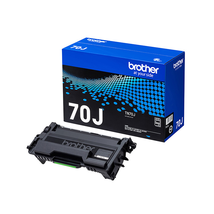 ブラザー 純正 トナーカートリッジ TN70J ブラック (対応型番:HL-L6310DW、MFC-L6820DW、HL-L5210DW、HL-L5210DN、MFC-L5710DW) brother