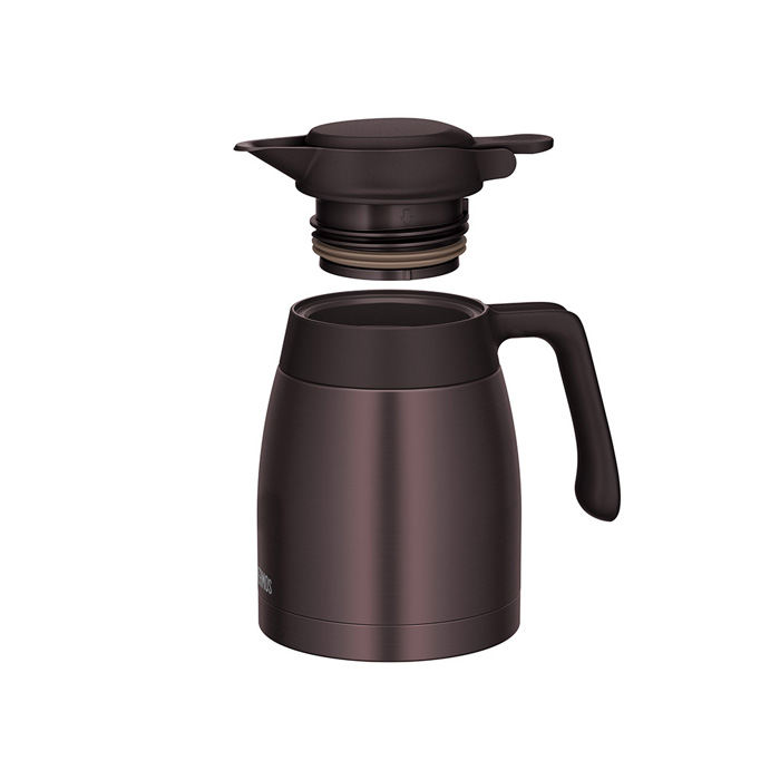 サーモス ステンレスポット 1000ml ブラウン TTG-1000-BW