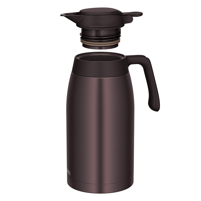 サーモス ステンレスポット 2000ml ブラウン TTG-2000-BW