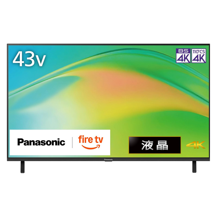 パナソニック 43V型 4K液晶テレビ ビエラ TV-43W80B 4Kチューナー内蔵