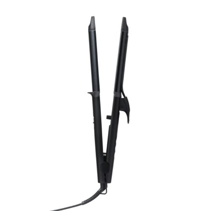 テスコム ヘアアイロン 2WAY ストレート カール 32mm径 5段階温度調節 最高温度200℃ ナノセラミック TW363A-K ブラック