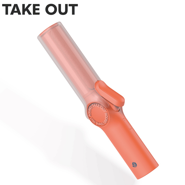 TAKE OUT ヘアアイロン カール Take out 4.5 Round ラウンド 充電式コードレス UCI-A3225 レッド