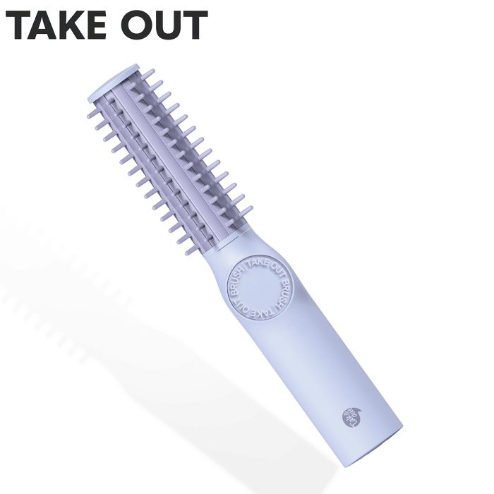 TAKE OUT ヘアアイロン ボリューム Take out 4.5 Brush ブラシ 充電式コードレス UCI-A3227 ブルー