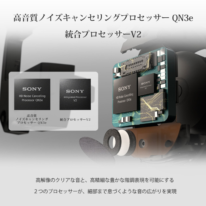 ソニー 完全ワイヤレスイヤホン WF-1000XM6-B ブラック SONY: 家電のPC