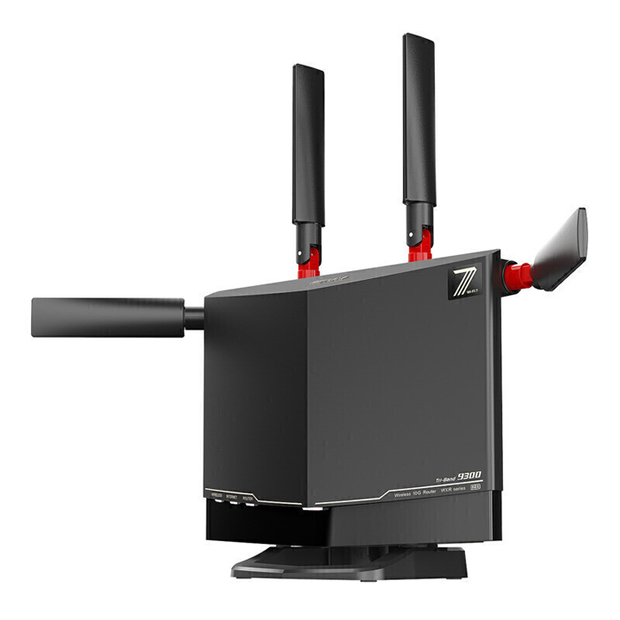 バッファロー Wi-Fiルーター Wi-Fi 7対応トライバンドルーター AirStation WXR9300BE6P ブラック BUFFALO